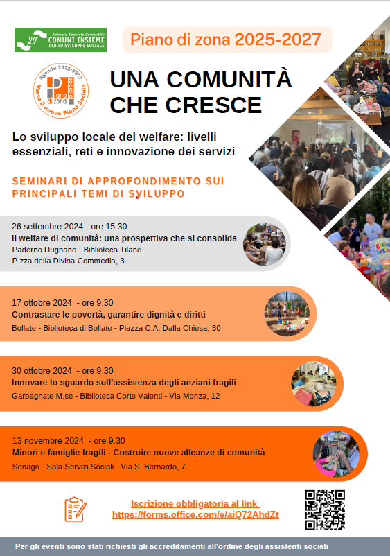 UNA COMUNITA' CHE CRESCE